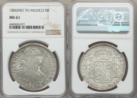 Charles IV 8 Reales 1806 Mo-TH MS61 NGC, Mexico City mint, KM109. Satiny white surfaces with very minor surface friction.

HID09801242017
