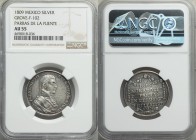 Ferdinand VII silver Parras de la Fuente Proclamation Medal 1809 AU55 NGC, Grove-F-102. A scarcely offered proclamation medal with sharp detail and on...