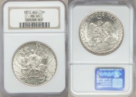 Estado Unidos "Caballito" Peso 1913 MS65 NGC, Mexico City mint, KM453. Blast white surfaces with strong luster.

HID09801242017