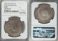 Spanish Colony. Isabel II Counterstamped 8 Reales ND (1837) XF40 NGC, cf. KM129. "YII" counterstamp upon Mexico 8 Reales 1827 MO-JM. The counterstamp ...