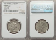Republic Escudo 1935 VF Details (Cleaned) NGC, KM578. For exclusive use in Azores. The key date of the series. From the Engelen Collection of World Co...
