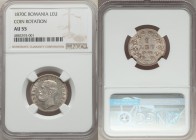 Carol I Leu 1870-C AU55 NGC, KM6. Coin rotation. Lightly toned and with a minimal amount of wear for the grade. From the Engelen Collection of World C...