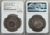 Renfrewshire. Paisley J. Muir 5 Shillings ND (Early 19th Century) VF30 NGC, Manville-83. A redeemed or canceled counterstamp on a 1783 LIMAE-MI 8 Real...