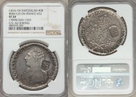 Bern. Canton Counterstamped 40 Batzen ND (1816-1819) VF30 NGC, KM179, Dav-1333. C/S (AU Strong). Counterstamped "40 BZ" and Bern shield on French Ecu ...