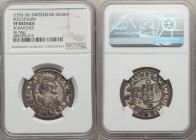 Solothurn. City Dicken ND (1553-1556) VF Details (Scratches) NGC, HMZ-2-844. 8.74gm. Variety with Roman-style lettering. A highly attractive striking ...