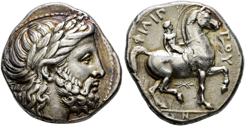 Makedonia. Könige von Makedonien. Philippos II. 359-336 v. Chr 
Tetradrachme 35...