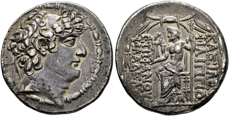 Syria. Königreich der Seleukiden 
Philippos I. Philadelphos 95-75 v. Chr. Tetra...