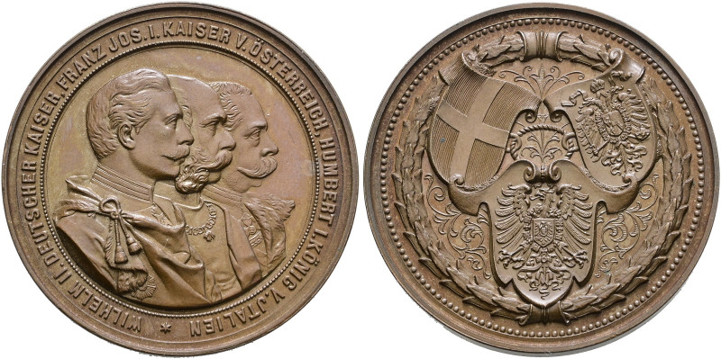 Haus Österreich. Franz Josef I., Kaiser von Österreich 1848-1916
Bronzemedaille...