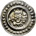 Ulm, königliche Münzstätte. Friedrich II. 1215-1250 
Brakteat 1220-1250. Wie vorher, jedoch der Perlreif nun mit 31 Perlen. Klein/Ulmer (CC) 143.3, C...
