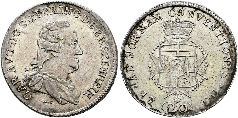 Bretzenheim. Karl August 1789-1801, Sohn des Pfälzer Kurfürsten Karl Theodor 
2...