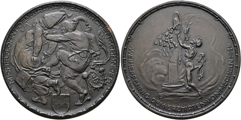Heilbronn, Stadt. 
Eisengussmedaille 1916 von Walther Eberbach. MICHEL LOHNT DE...