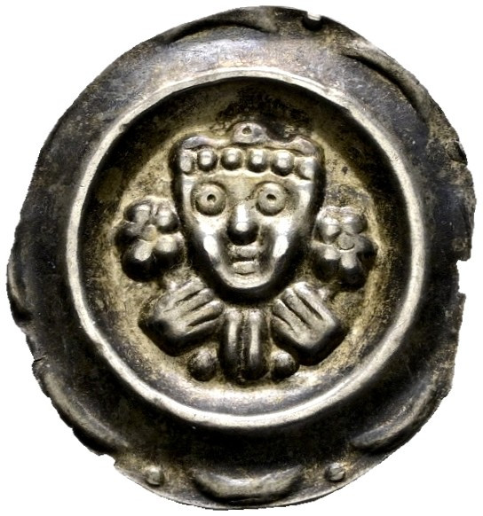 Schongau, herzogliche Münzstätte. Ludwig II. von Bayern 1268-1294 
Brakteat. Ge...