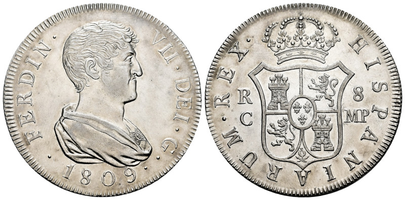 Ferdinand VII (1808-1833). 8 reales. 1809. Cataluña (Minted in Reus). MP. (Cal-1...