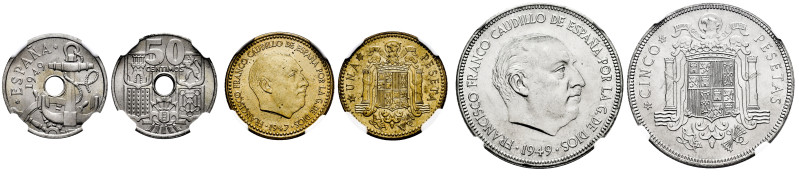 Spanish State (1936-1975). Complete series. E-51. Madrid. (Cal-151/153). II Nati...