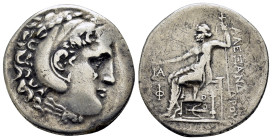 KINGS of MACEDON Alexander III the Great.(336-323 BC).Phaselis. Tetradrachm.

Obv : Head of Herakles right, wearing lion skin.

Rev : AΛΕΞΑΝΔΡΟΥ.
Zeus...