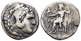 KINGS of MACEDON Alexander III the Great.(336-323 BC).Phaselis. Tetradrachm.

Obv : Head of Herakles right, wearing lion skin.

Rev : AΛΕΞΑΝΔΡΟΥ....