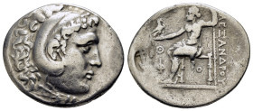 KINGS of MACEDON Alexander III the Great.(336-323 BC).Phaselis. Tetradrachm.

Obv : Head of Herakles right, wearing lion skin.

Rev : AΛΕΞΑΝΔΡΟΥ....