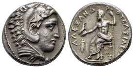 KINGS of MACEDON Alexander III the Great.(336-323 BC).Amphipolis. Tetradrachm.

Obv : Head of Herakles right, wearing lion skin.

Rev : AΛEΞANΔPOY...