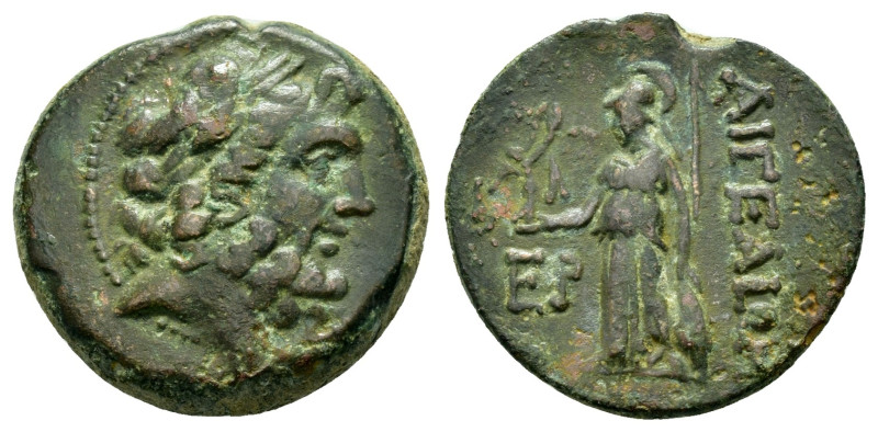 CILICIA.Aegeae.(2nd-1st centuries BC).Ae.

Obv : Laureate head of Zeus right....