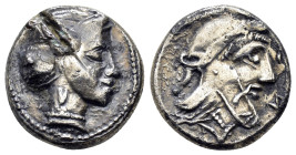 CILICIA. Soloi. Tiribazos.(Satrap of Lydia, 388-380 BC).Stater.

Obv : Head of Aphrodite right, with hair in sakkos.

Rev : ΣOΛIKON.
Head of satrap ri...