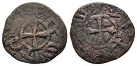 ARMENIA.Cilician Armenia. Baronial. Roupen I.(1080-1095).Pogh.

Obv : +ԱաԻԲԷՆ (Roupen).
Around cross.

Rev : Ծաոա այ (servant of God).
Around cr...