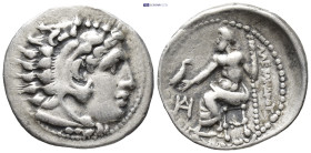 KINGS OF MACEDON. Alexander III 'the Great', 336-323 BC. Drachm (19mm, 4.2 g), Miletos, struck by Asandros under Philip III, circa 323-319 BC. Head of...