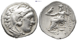 KINGS OF MACEDON. Alexander III 'the Great' (336-323 BC). Drachm. (17mm, 4.2 g) Kolophon. Obv: Head of Herakles right, wearing lion skin. Rev: AΛEΞANΔ...