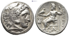 Kingdom of Macedon. Philip III Arrhidaios. Drachm. (17mm, 4.2 g) 323-319 BC. Kolophon. (Price-P44). Anv.: Head of Herakles right, wearing lions skin. ...