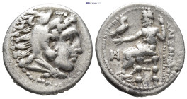 KINGS OF MACEDON. Alexander III 'the Great', 336-323 BC. Drachm (16mm, 4.2 g), Miletos, struck by Asandros under Philip III, circa 323-319 BC. Head of...