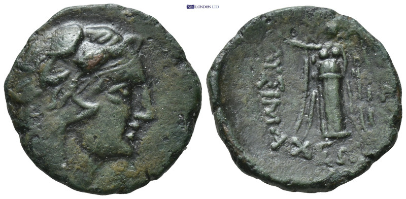 THRACE. Lysimachia. (Circa 309-220 BC) AE Bronze (17mm 3.2 g) Obv: Head of Herak...