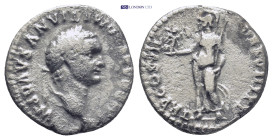 Domitian. 81-96 AD. Denarius, (17mm, 3.2 g) Rome, 81 AD. Obv: IMP CAES DOMITIANVS AVG P M Head laureate right. Rx: TR P COS VII - DES VIII P P Minerva...