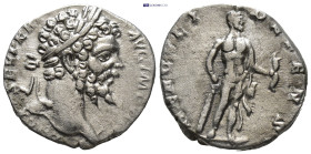 SEPTIMIUS SEVERUS (193-211).Laodicea ad Mare.Denarius. (15mm, 2.7 g) Obv : L SEPT SEV PERT AVG IMP VIII. Laureate bust right. Rev : HERCVLI DEFENS. He...