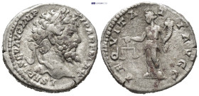 Septimius Severus (193-211 AD). AR Denarius (17mm, 3.4 g), Laodicea ad Mare, 198-202 AD. Obv. L SEPT SEV AVG IMP XI PART MAX, Laureate head right. Rev...