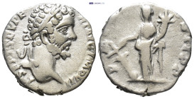 Septimius Severus, 193 - 211 AD Silver Denarius,(16mm, 3.3 g) Rome Mint, Obverse: L SEPT SEV PERT AVG IMP VIIII, Laureate head of Septimius right. Rev...