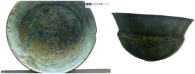 Bronze bowl. (121mm, 171.3 g)