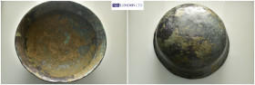 Ancient Greek Bronze bowl. (134mm, 145.8 g)