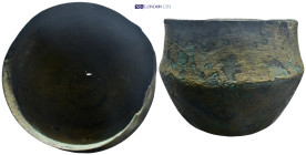 Ancient Greek Bronze bowl. (87mm, 83.7 g)