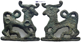 Bronze bull figurine. (57mm, 38.1 g)