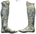 Bronze statue leg part. (56mm, 54,4 g)