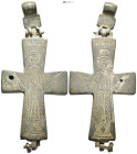 Byzantine pendant cross reliquary. (66mm, 46.6 g)