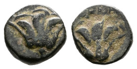 Islands off Caria, Rhodos, Rhodes, circa 205 - 188 BC. AE (10mm, 1,20g.). Rose with bud. Rev. Rose with bud. HGC 6, vgl. 1480. BMC ­ (vgl. 70 ff.), SN...