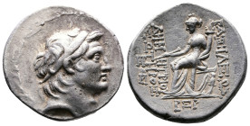 Seleukid Kingdom, Demetrios I Soter, 162-150 BC. AR Tetradrachm ( 30mm, 16,53g.). Antioch on the Orontes mint, dated SE 162 BC= 151/150 BC. Diademed h...