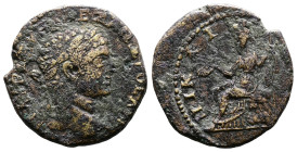 Bithynia, Nicaea. Severus Alexander, 222-235 AD. AE (25mm, 8,14 g). Μ ΑΥΡ ϹΕΥΗ ΑΛΕΞΑΝΔΡΟϹ ΑΥΓ laureate, draped and cuirassed bust of Severus Alexander...