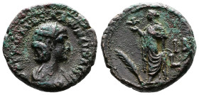 Egypt, Alexandria. Salonina. AE (23,8 mm. 9,6 g.). AD 266-267. Year 14. KOΡNHΛIA CAΛWNEINA CEB, diademed and draped bust right. Rev. LID to right of E...