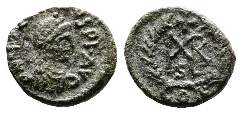 Marcian. 450 - 457 AD. AE4. (11mm, 0,99 g.). Constantinople mint, struck 450-457...