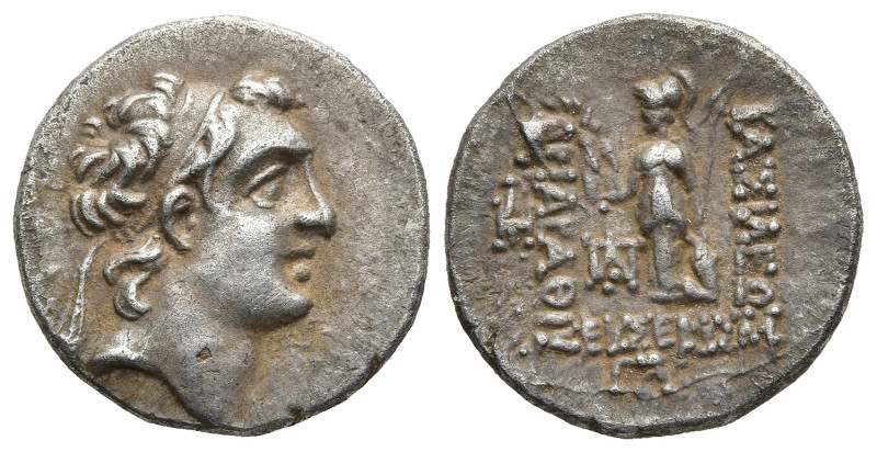 KINGS of CAPPADOCIA. Ariarathes IV Eusebes ( circa 220-163 BC).
AR Drachm (17,6...