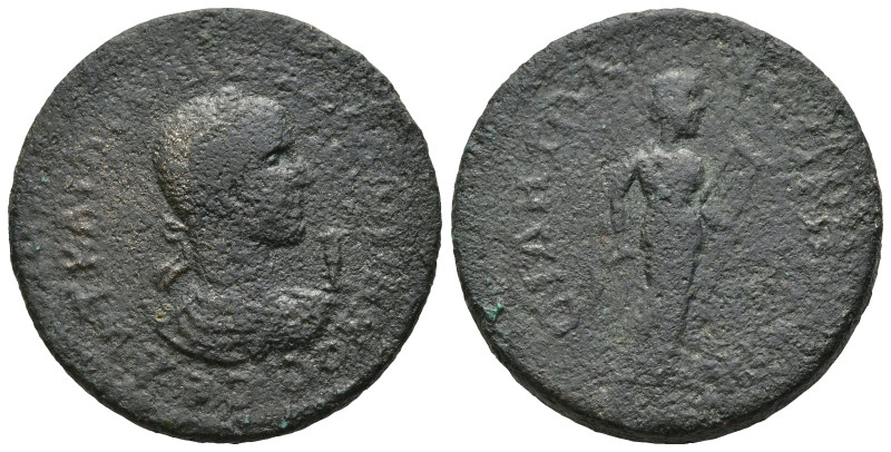 PAMPHYLIA. Side. Gallienus (AD 253-268)
AE Bronze (29,7mm 19,9g)
Obv: ΑΥΤ ΚΑΙ ...