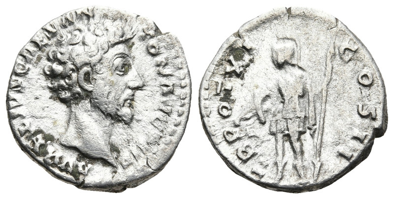 Marcus Aurelius, Caesar (139-161 AD). Rome
AR Denarius (17,9mm 2,9g)
Obv: AVRE...