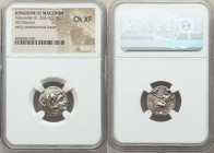 MACEDONIAN KINGDOM. Alexander III the Great (336-323 BC). AR drachm (17mm, 1h). NGC Choice XF. Early posthumous issue of Abydus, ca. 310-301 BC. Head ...