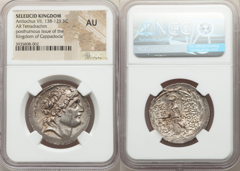 SELEUCID KINGDOM. Antiochus VII Euergetes-Sidetes (138-129 BC). AR tetradrachm (...